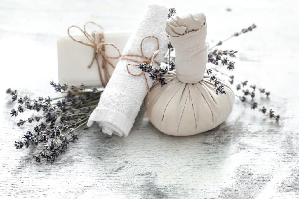A lavendar scent bag as a DIY wedding favour