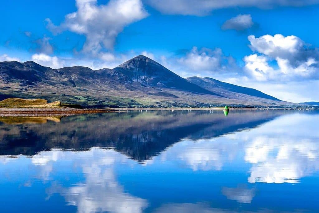 A picture of Croagh Patrick with a walk up the mountain for Westport hen party ideas